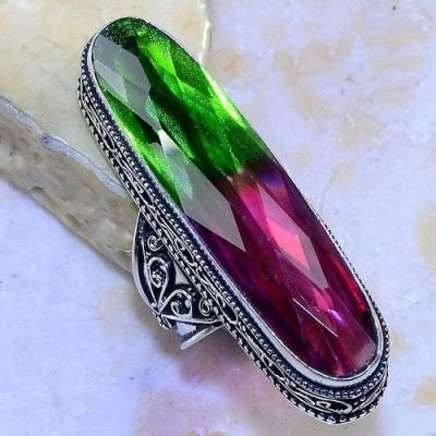 Trm 273b bague chevaliere t61 12x50mm tourmaline achat vente bijou argent 925