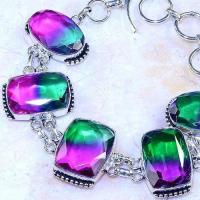 Trm 277b bracelet 10x20mm tourmaline achat vente bijou argent 925