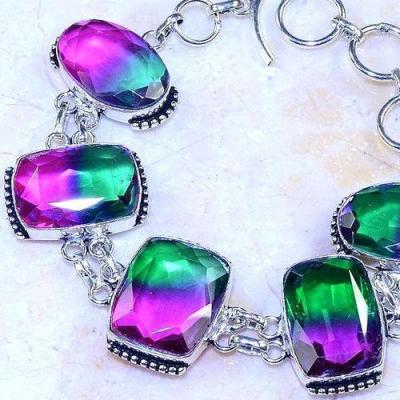 Trm 277b bracelet 10x20mm tourmaline achat vente bijou argent 925