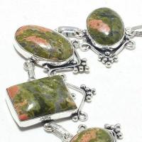 Un 022c bracelet unakite 47gr 15x20mm achat vente bijou mineraux lithotherapie argent 925