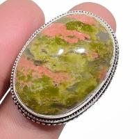 Un 025a bague chevaliere unakite 18gr t59 20x30mm achat vente bijou pierre argent 925