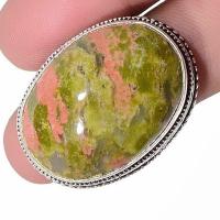 Un 025c bague chevaliere unakite 18gr t59 20x30mm achat vente bijou pierre argent 925