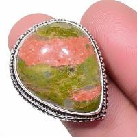 Un 026b bague chevaliere unakite 14gr t59 20x25mm achat vente bijou pierre argent 925