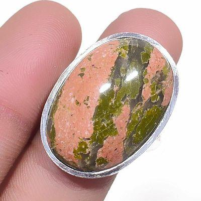 Un 041a bague chevaliere unakite 11gr t60 18x28mm achat vente bijou pierre argent 925