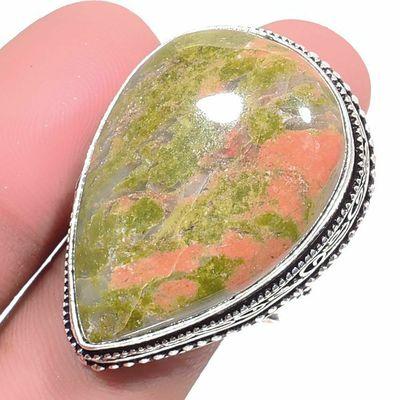 Un 054a bague chevaliere unakite 18gr t59 20x32mm achat vente bijou pierre argent 925