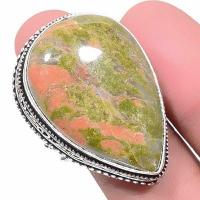 Un 054b bague chevaliere unakite 18gr t59 20x32mm achat vente bijou pierre argent 925