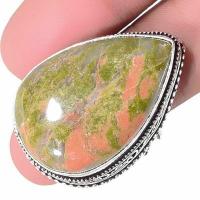 Un 054c bague chevaliere unakite 18gr t59 20x32mm achat vente bijou pierre argent 925