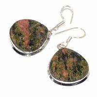 Un 068c pendentif boucles oreilles unakite 30gr 32x42mm achat vente bijou argent 925