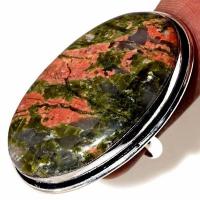 Un 096c bague chevaliere unakite 16gr t53 26x42mm achat vente bijou pierre argent 925