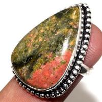 Un 099a bague chevaliere unakite 10gr t55 20x30mm achat vente bijou pierre argent 925