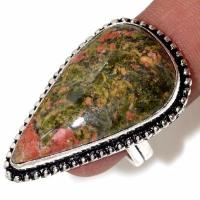 Un 101c bague chevaliere unakite 10gr t59 18x35mm achat vente bijou pierre argent 925