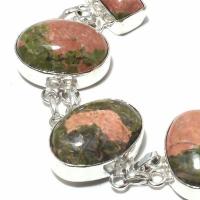 Un 118c bracelet unakite 30gr 18x25mm achat vente bijou lithotherapie argent 925