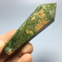 Un 141d pipe unakite rose verte 93gr 99x30mm tabac achat vente bijou pierre 1